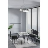 Mygusi Hayat 70x110 Efes Mutfak Masası, Mutfak Masası Takımı, Yemek Masası, 2 Benchli - Siyah