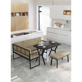 Mygusi Src 70X110 Bendir Masalı, Köşe Takımı, Mutfak, Balkon Köşe Takımı, Mutfak Masası Takımı - Cappucino - Cappuccino - 70 x 110