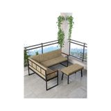 Mygusi Src Balkon, Bahçe, Cafe, Köşe Takimi Capuçino