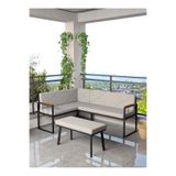 Mygusi Src Balkon, Bahçe, Cafe, Köşe Takımı - Gri