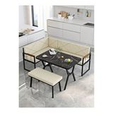 Mygusi Src Serisi Balkon, Bahçe, Cafe, Köşe Takımı, Balkon Köşe Takımı - Bendir Masalı - Krem