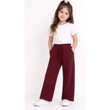 Myhanne Kız Çocuk Dökümlü Modal Pantolon 20608 - 8 Yaş - Mor