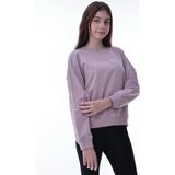 Myhanne Kolu Biyeli Baskılı Kız Çocuk Sweat 2012 - Gül Kurusu - 13 - 14 Yaş
