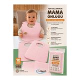 Myhijyenik Bebek Mama Önlüğü Kullan At 20 adet pembe