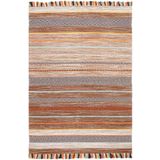 MYHOME HALI Trb-02 Iskandinav Pamuk Kilim El Dokuma Fildişi