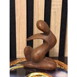 MYK Hediye ve Sanat Atölyesi Ahşap El Yapımı Soyut Heykel Dekoratif Ev Dekoru Sanat Eseri El Oyması Ahşap Figür MYK Hediye ve S