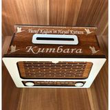 MYK Hediye ve Sanat Atölyesi Kişiye Özel Nostaljik Radyo Görünümlü Kumbara Çocuklar Için Eğlenceli ve Anlamlı Hediye - Renkli