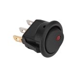 Mykablo "132" Yuvarlak Nokta Işıklı On/off Anahtar 3 Pin 220 Volt