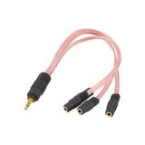 Mykablo 5+1 Ses Sitemi Çevirici 1 Stereo Erkek-3 Stereo Dişi Kablo