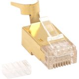 Mykablo Cat. 7 RJ45 Network Konnektör Gold