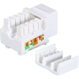 Mykablo Network Konnektör - RJ45 - Keystone - Cat. 6 - 90 Derece