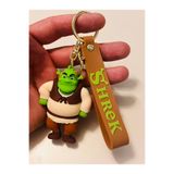 mykhediyevesanatatölyesi Shrek Silikon Figürlü Anahtarlık – Animasyon Karakter Çanta & Araba Süsü