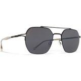 Mykita Arlo 002 51-19 Unisex Güneş Gözlüğü – Siyah Titanyum Çerçeve, Füme Polarize Cam