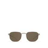 Mykita Bijan 919 Cashmere Silver Shiny Silver Metal Unisex Güneş Gözlüğü - Gümüş