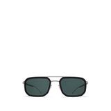 Mykita Leica Ml16 283 Pitch Black Leica Silver Çelik Unisex Güneş Gözlüğü - Gümüş
