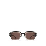 Mykita Lennon A77 Black Clear Ash Metal Unisex Güneş Gözlüğü - Siyah