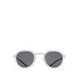 Mykita Mr001 Al2 C380 White Silver Titanyum Unisex Güneş Gözlüğü - Gümüş