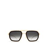 Mykita Mylon Hybrid Mojave Mh7 Pitch Gld Raw Blk Grad Rengi Titanyum Unisex Güneş Gözlüğü - Altın