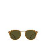 Mykita Paulson 701 Glossy Gold Brown Dark Bro Metal Unisex Güneş Gözlüğü - Altın