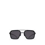 Mykita Rat 579 Pitch Black Metal Unisex Güneş Gözlüğü - Siyah