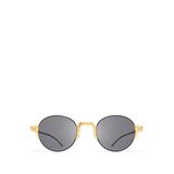 Mykita Studio 15.2 Flash Siyah Parlak Çelik Unisex Güneş Gözlüğü - Altın