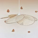 Mylamp Papatya Beyaz Doğal Hazeran 75 cm Avize - Renkli