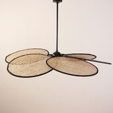 Mylamp Papatya Doğal Hazeran Avize 75 cm - Krem
