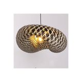 Mylamp Yasmin Siyah / Naturel 80x55x25 Cm Bambu Avize