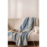 MYLASA HOME 4 Katlı Müslin Yatak Örtüsü - 220x240 cm Çok Amaçlı Pamuk Koltuk Örtüsü