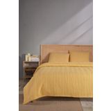 MYLASA HOME Çift Kişilik Pamuklu Yatak Örtüsü / Pike - 200x230 Cm-hardal
