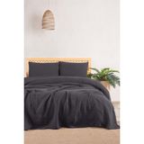 Mylasa Home Definite Çift Kişilik Yatak Örtüsü Seti 230 x 250 - Siyah - 230 x 250 cm