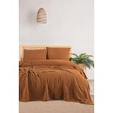 Mylasa Home Definite Çift Kişilik Yatak Örtüsü Seti 230 x 250 - Turuncu - 230 x 250 cm