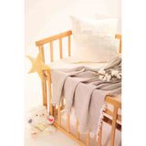 Mylasa Home Müslin %100 Doğal Pamuk Gri Bebek Battaniyesi 100X120cm