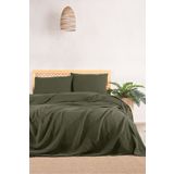 MYLASA HOME Müslin Tek Kişilik Yatak Örtüsü Seti 180 X 230 Cm, 2 Parça, Yazlık Yastık Kılıfı Ve Pike Takımı