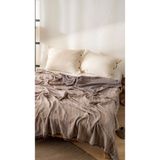 Mylasa Home Mylasahome Müslin 4 Katlı Yatak Örtüsü ''the Elements'' Çift Kişilik 240*260 cm - Antrasit - 220 x 240 cm