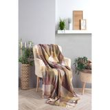 Mylasa Home Mylasahome Pamuk Ekose Desenli Çok Amaçlı Koltuk Şalı 130 x 170 (Kırlentsiz) - 130 x 170 cm - Çok Renkli
