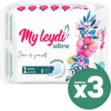 Myleydi Ultra Hijyenik Ped Normal 10'lu 3 Paket Gece ve Gündüz Ultra Koruma Sağlar