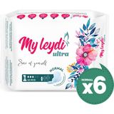 Myleydi Ultra Hijyenik Ped Normal 10'lu 6 Paket Gelişmiş Katmanlarla Gün Boyu Konfor