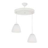 Mylighst Modern Spor İkili Avize 30 Cm En Opal Camlı