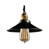 Mylight Retro Rustik Avize Siyah Eskitme Askılı