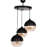 Mylight Retro Siyah Üçlü Sarkıt 20CM Lik Top Cam - 3