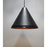 Mylightd Retro Rustik Vintage Metal Sarkıt Avize Siyah İçi Altın