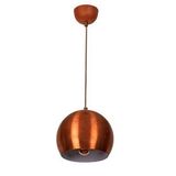 Mylights 20 Lik Metal Glop Bakır İçi Beyaz Sarkıt Retro Rustik Avize 20 Cm