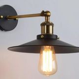 Mylights 22 cm Retro Rustik Mafsalı Duvar Lambası Harekli Başlık Aplik