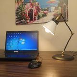 MYLİGHTS AKROBATIK MAFSALI HAREKETLİ VİNTAGE MASA LAMBASI OKUMA LAMBASI