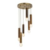Mylights Altılı Eskitme Sarkıt Silinidir 30 Cm