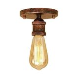 Mylights Bakır Eskitme Patinalı Tavan Avize Aplik Armatü Eskitme cok-renkli