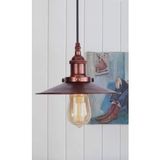 Mylights Bakır Eskitme Tekli Retro Rustik Sarkıt Avize En 22