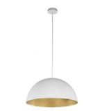 Mylights Beyaz İçi Altın Metal Sarkıt Avize 40 Cm