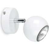 Mylights Beyaz Spot Tekli Küre Duvar Aplik Gece Lambası Okuma Lambası Panasonıc Ampullu LED Aplik Hareketli Duvar Aplik